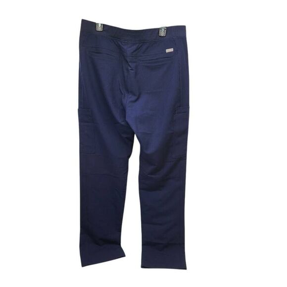 Figs Men's XL Tall  Navy Axim Cargo Scrub Pants Nursing Workwear - Picture 3 of 13